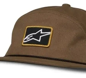 bonÉ alpinestars port casual cor marrom or