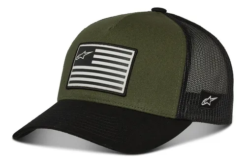 bonÉ alpinestars original masculino verde militar bonÉ alpinestars original masculino verde militar