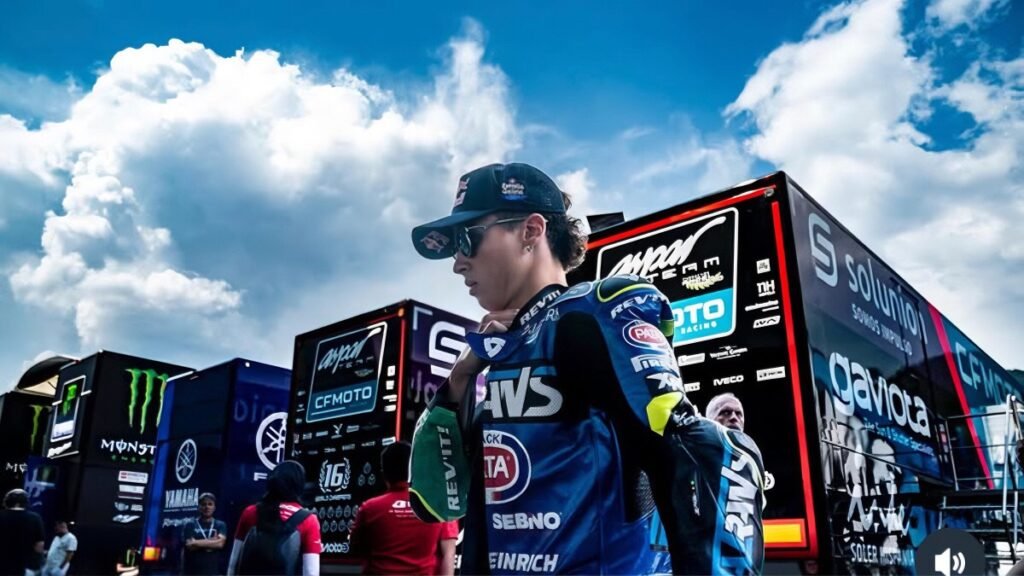 Piloto brasileiro Diogo Moreira rumo à MotoGP