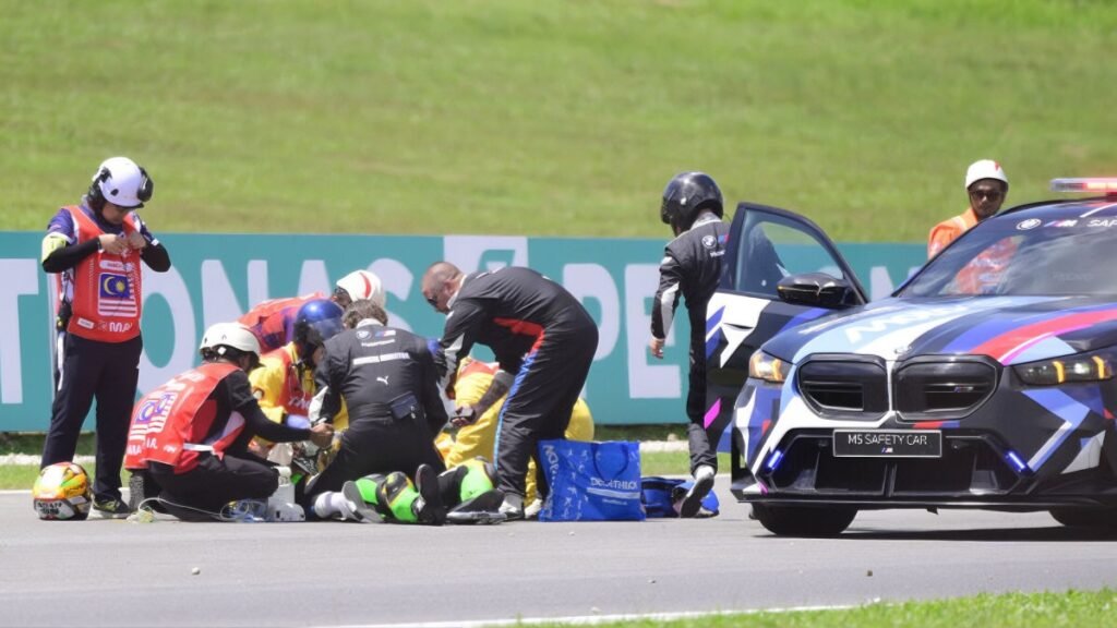 Noah Dettwiler precisa de múltiplas cirurgias após acidente no GP da Malásia