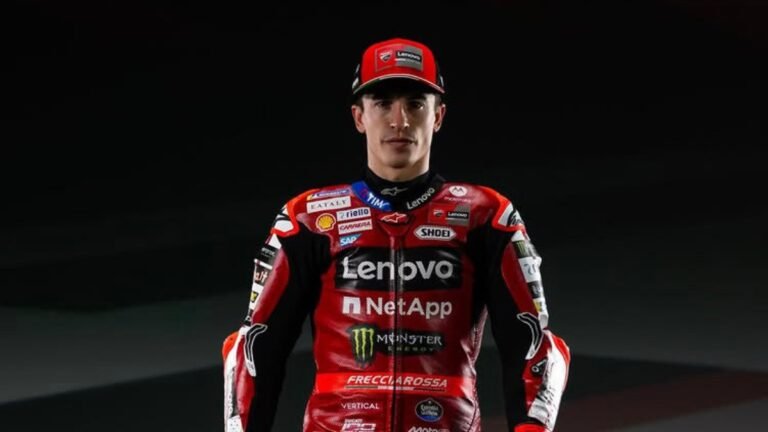 Marc Márquez sofre queda em treino na Espanha, mas passa bem antes da pré-temporada da MotoGP 2026