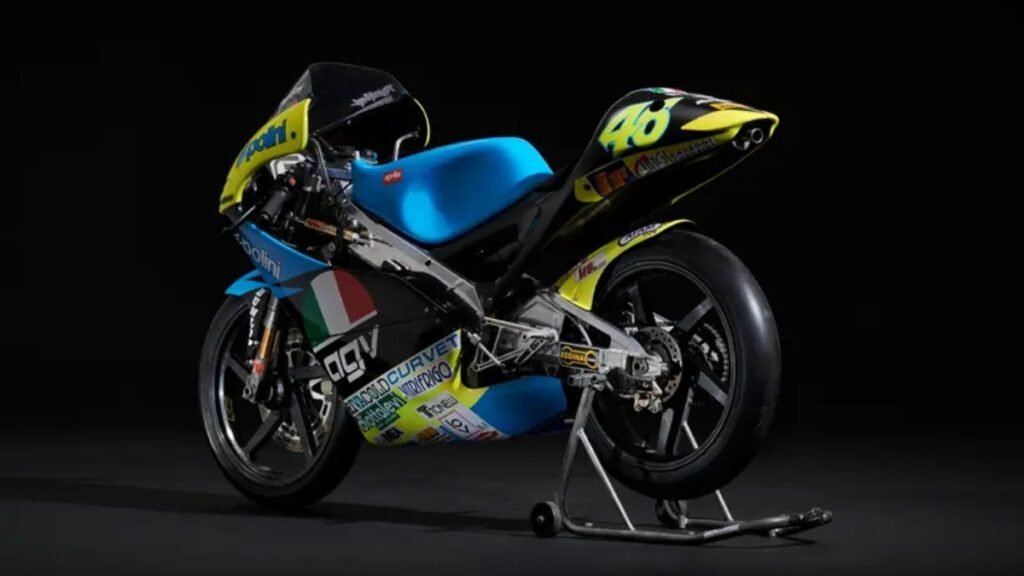 Primeira moto de Valentino Rossi na MotoGP vai a leilão